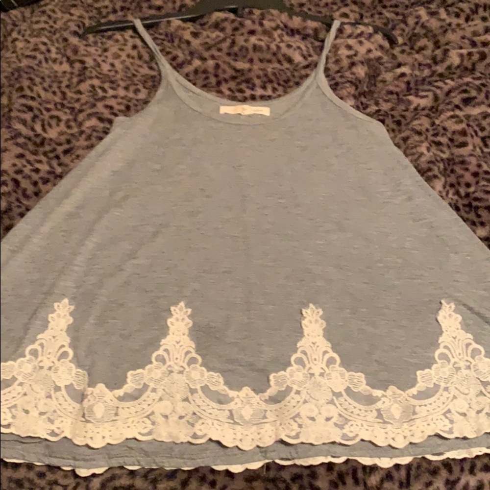 Lace tank top